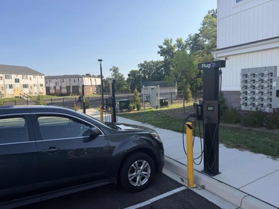 EV charger at Huron Vista