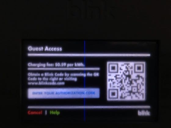EV charger at Queen Mary Hotel
