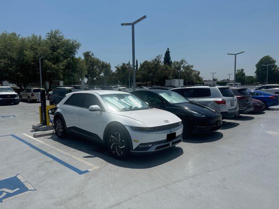 EV charger at City of Cerritos City Hall