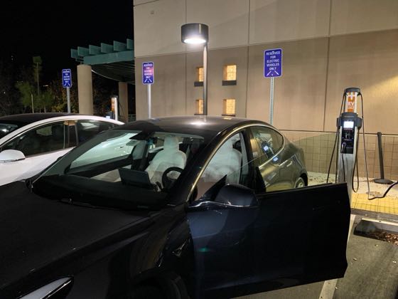 EV charger at Glendale Community College - Lot A