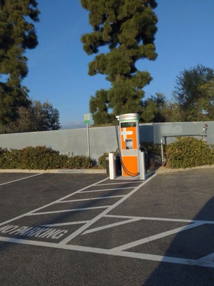EV charger at Chevron