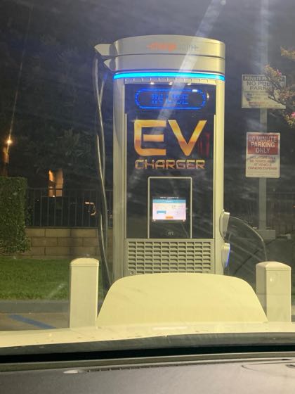 EV charger at Chevron
