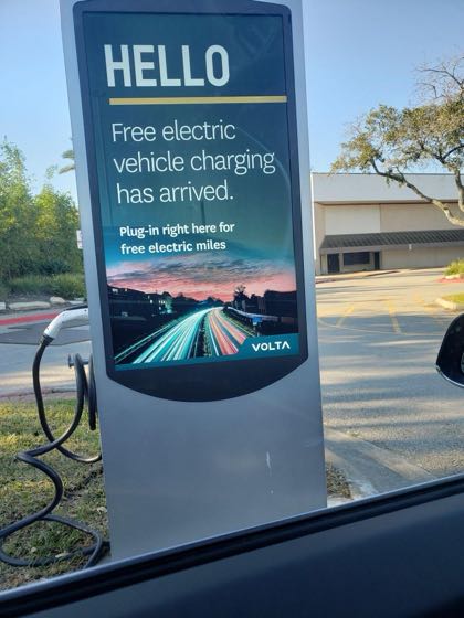 EV charger at Baybrook Mall - Talbots