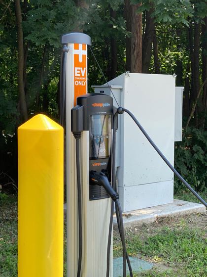 EV charger at Williston Northampton Children's Center
