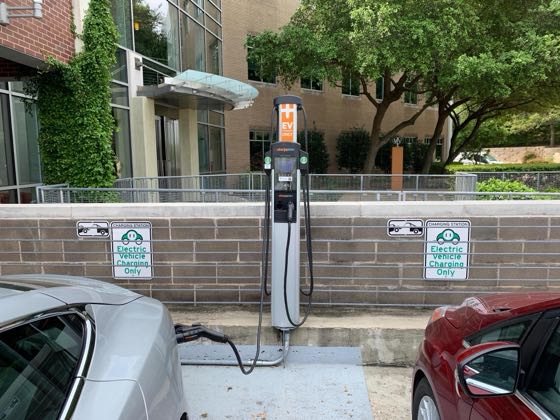 EV charger at Shops at Mira Vista