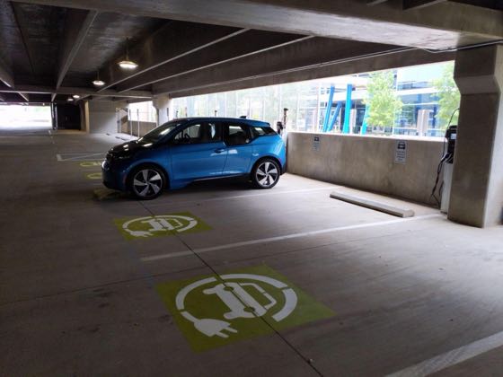 EV charger at Garza Ranch Complex