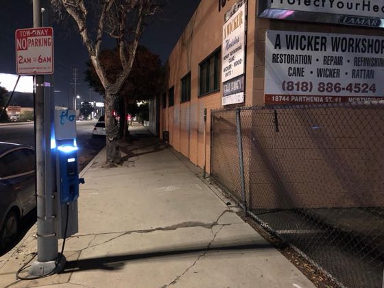 EV charger at Parthenia St Parking/Charging