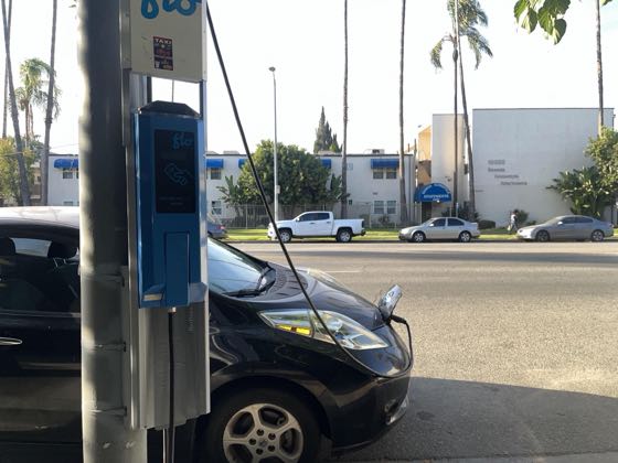 EV charger at Sherman West Apartments