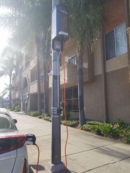 EV charger at Carson St Parking/Charging