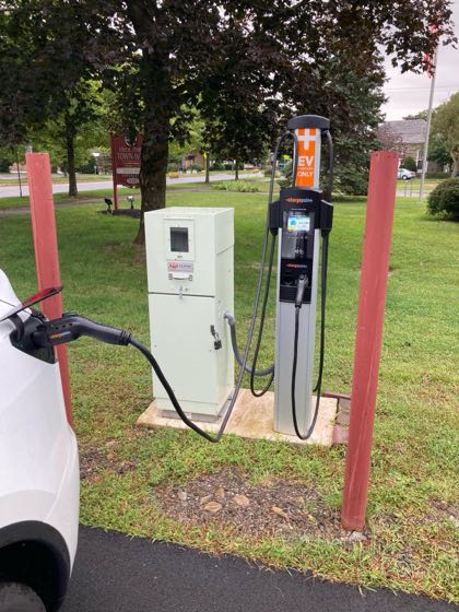 EV charger at Hyde Park Town Hall