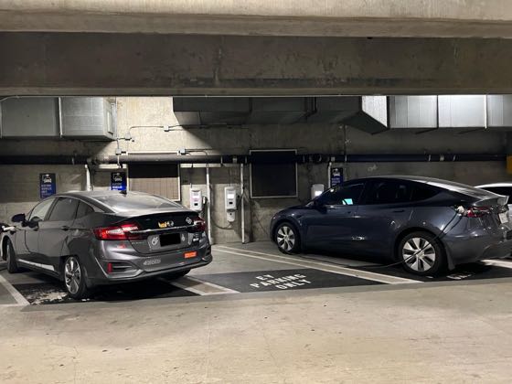EV charger at One Gateway Plaza