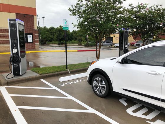 EV charger at Cinemark 12 Pearland