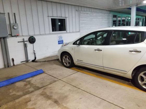 EV charger at Shepherd's Chevrolet GMC