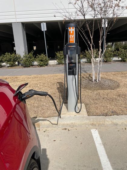 EV charger at Cypress Waters Saintsbury WaterMill