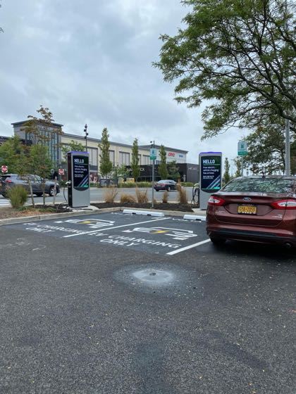 EV charger at Staten Island Mall - Dave & Buster's
