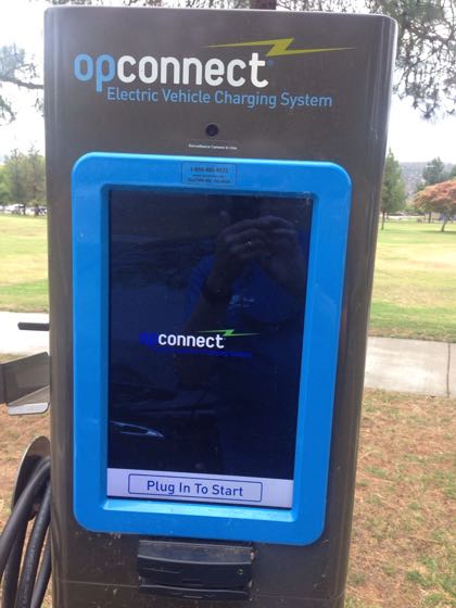 EV charger at Rancho Bernardo-Glassman Rec.
