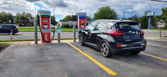 EV charger at J&H Family Stores