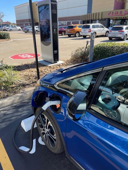 EV charger at Cinemark Katy 19 and XD