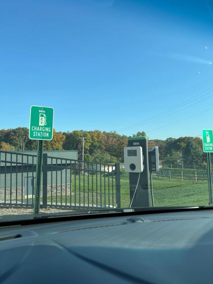 EV charger at St Luke's Orwigsburg