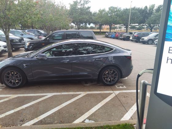 EV charger at First Colony Mall - Southwest Mall Entrance