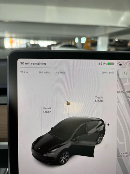 EV charger at Runway Mall
