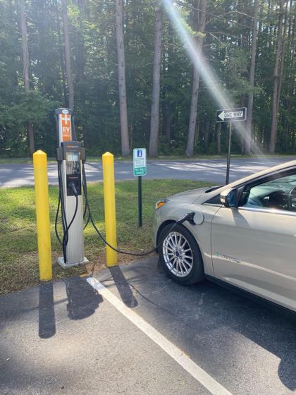EV charger at City of Glens Falls Recreation Center