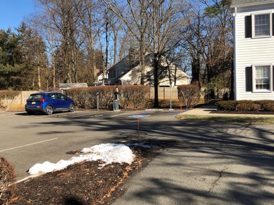 EV charger at Howe Commons