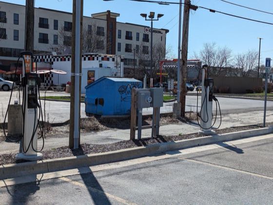 EV charger at 1014 Webster St Parking