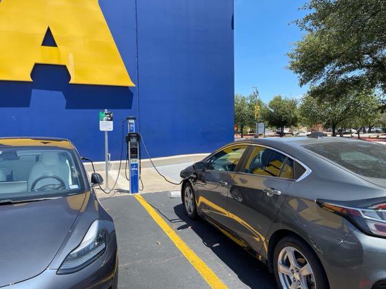 EV charger at IKEA