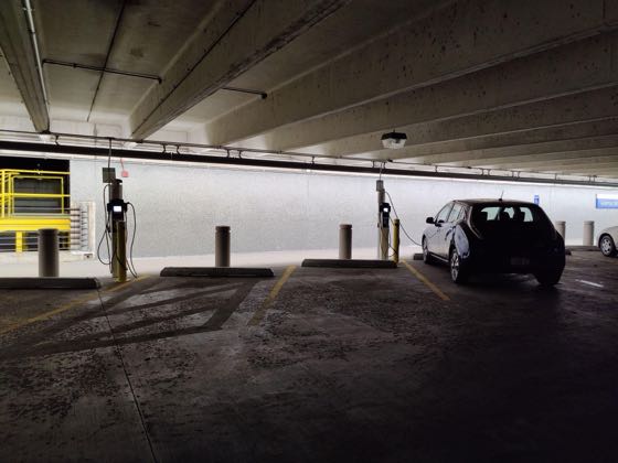 EV charger at Advocate Aurora Health - Wellington Parking Garage