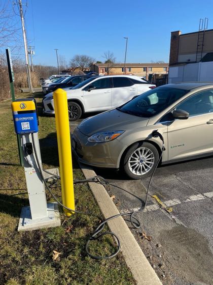 EV charger at Sake Japanese Steakhouse