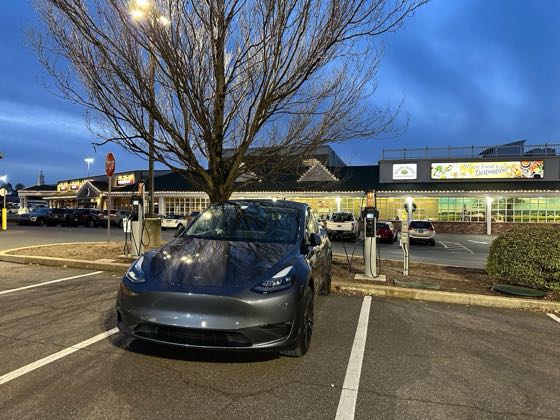 EV charger at Good’s Store