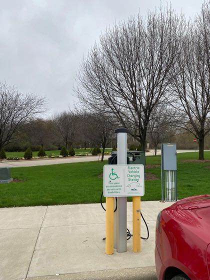 EV charger at Ho Chunk Gaming Madison