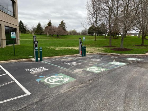 EV charger at LifeScan