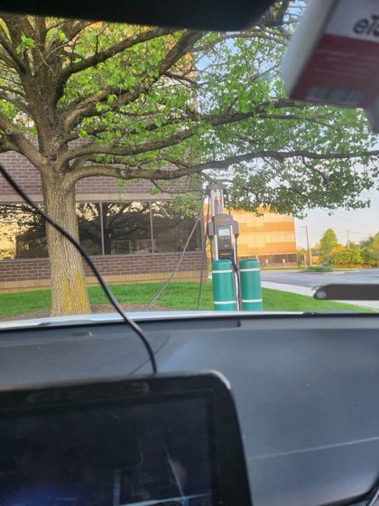 EV charger at Performance Development Group