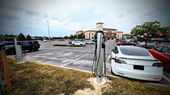 EV charger at Jefferson Pointe - Trader Joe’s