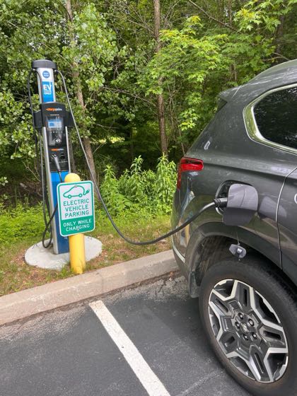 EV charger at Comfort Inn & Suites