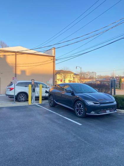 EV charger at Greenfield Area Chamber of Commerce