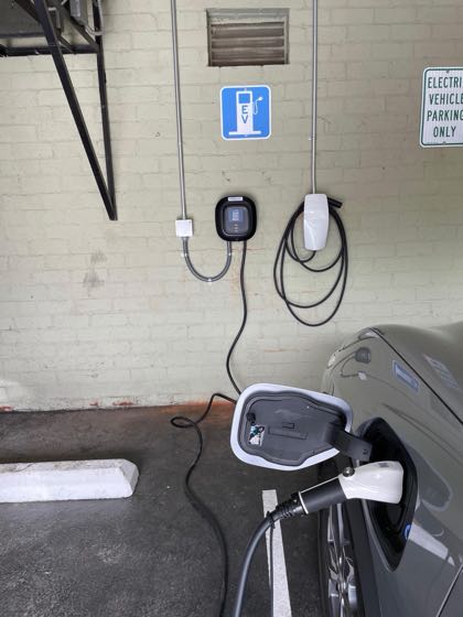 EV charger at Avalon Hotel Beverly Hills