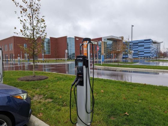 EV charger at YMCA of Shelbyville
