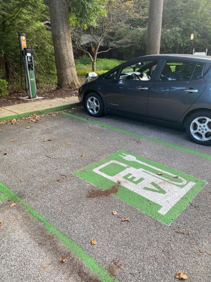 EV charger at NECA