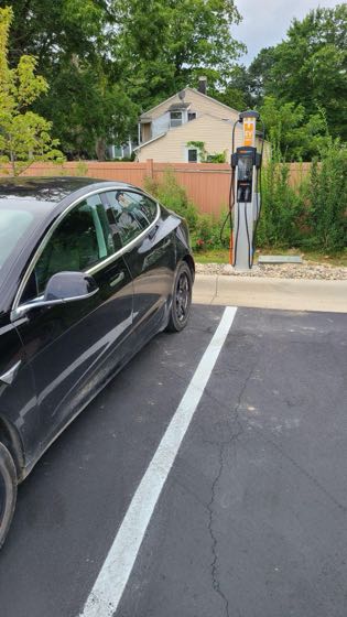 EV charger at Municipal Parking Lot