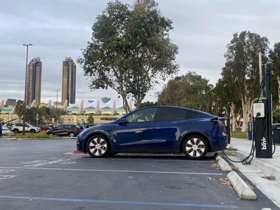 EV charger at Symphony Bayside Park