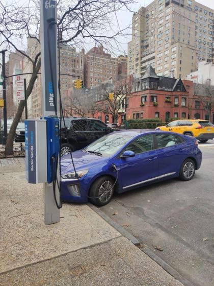 EV charger at Manhattan Yorkville