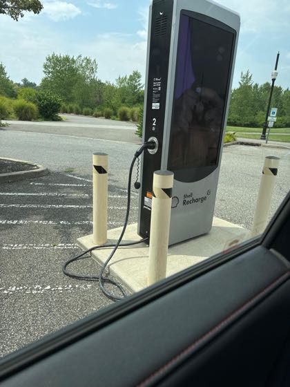 EV charger at Overpeck Park