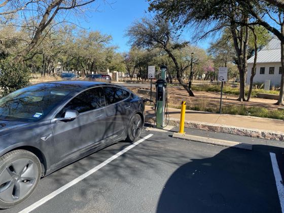 EV charger at Riata Apartments - Club Parking