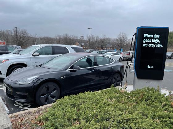 EV charger at Stop & Shop