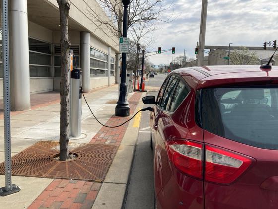 EV charger at Citizen's Square
