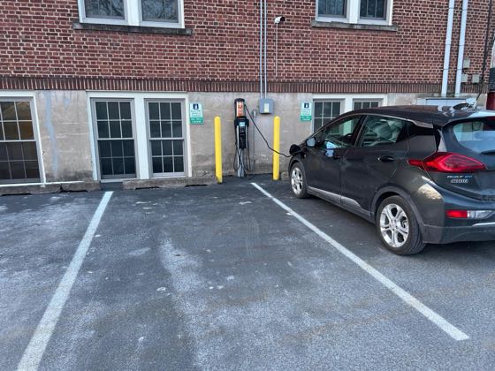 EV charger at Stourbridge Project