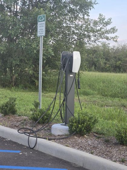 EV charger at Home 2 Suites